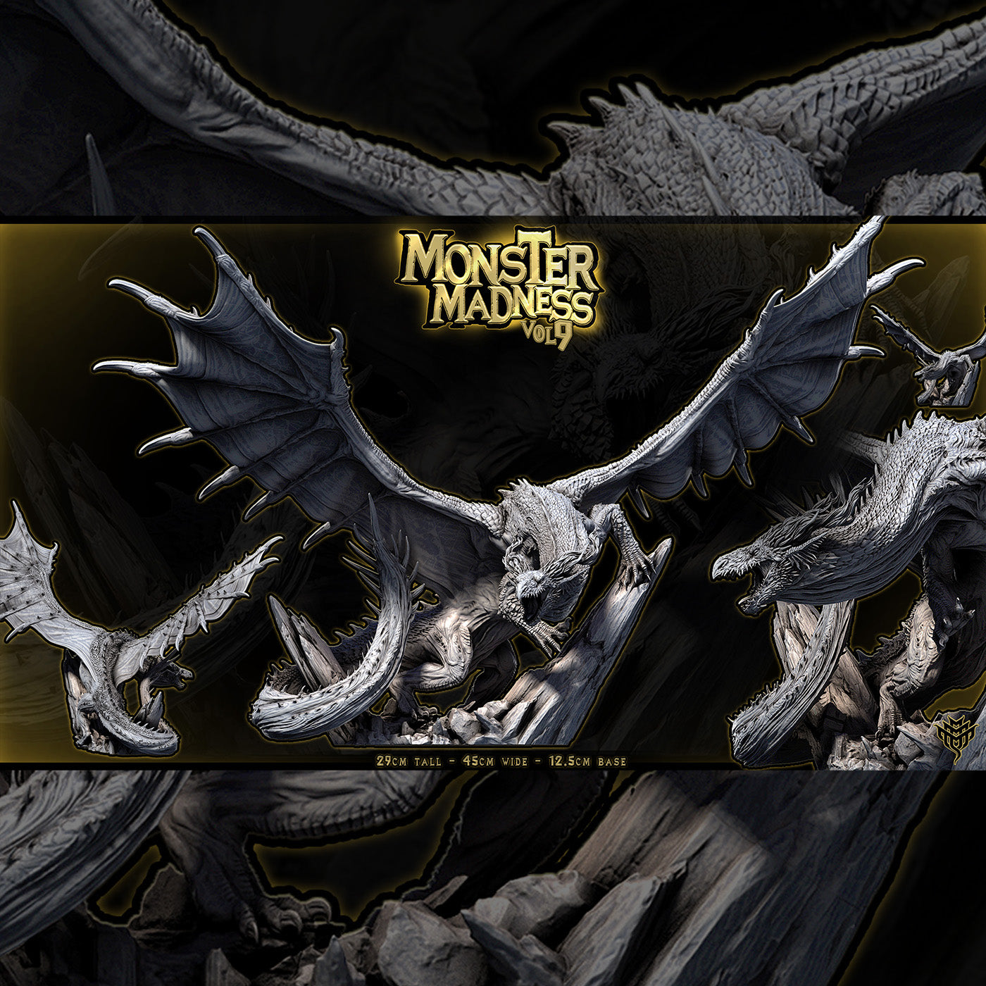 Crimson Arisen Dragon | Monster Madness Vol. 9 | Mini Monster Mayhem