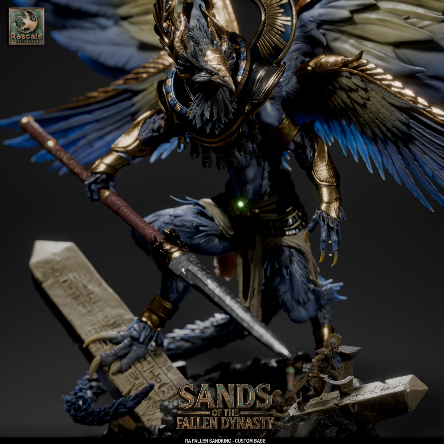 Ra Fallen Sandking – Sands of the Fallen Dynasty 80mm