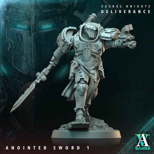 Anointed Sword Heavy Infantry Squad | Sacral Knights: Deliverance | Archvillain Games