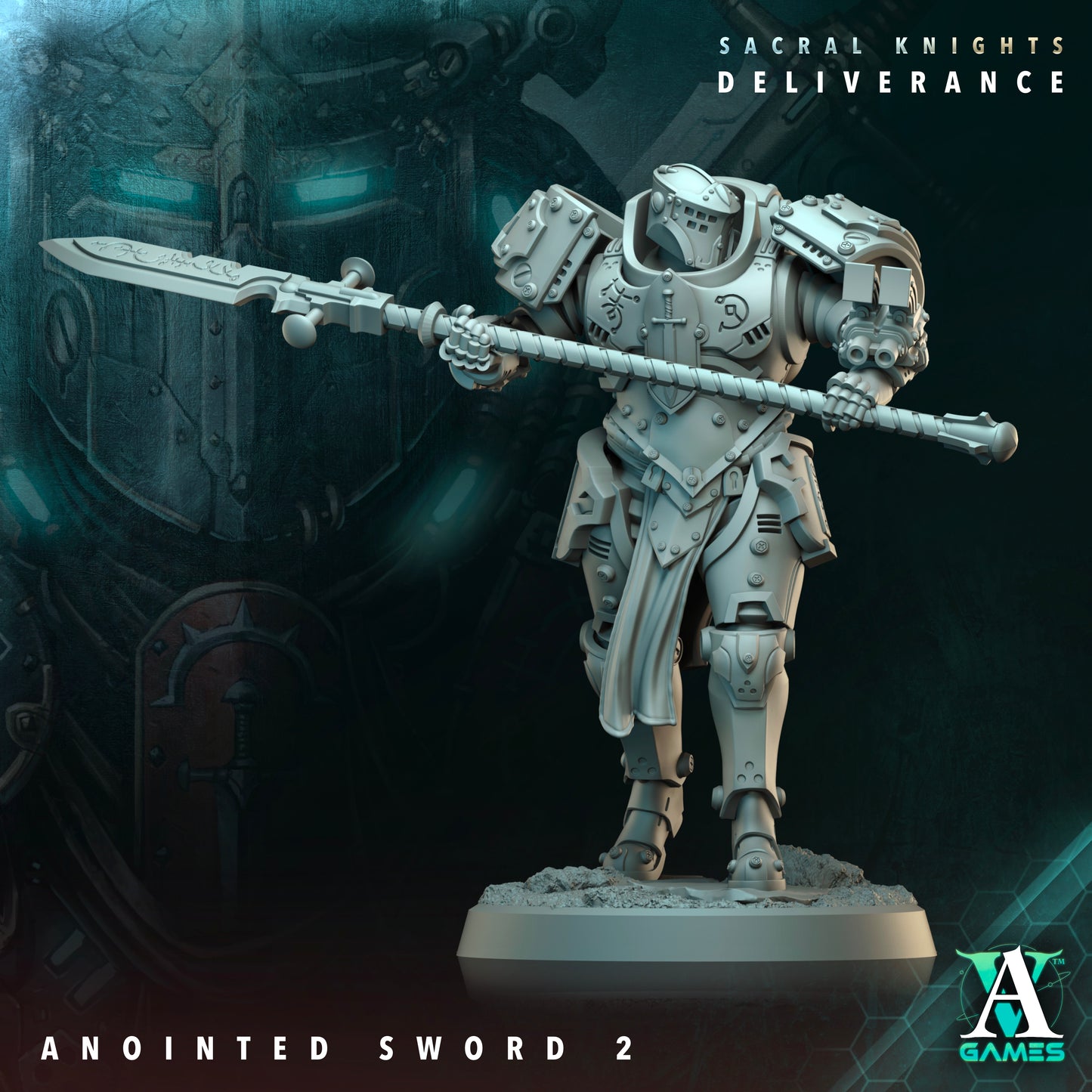 Anointed Sword Heavy Infantry Squad | Sacral Knights: Deliverance | Archvillain Games