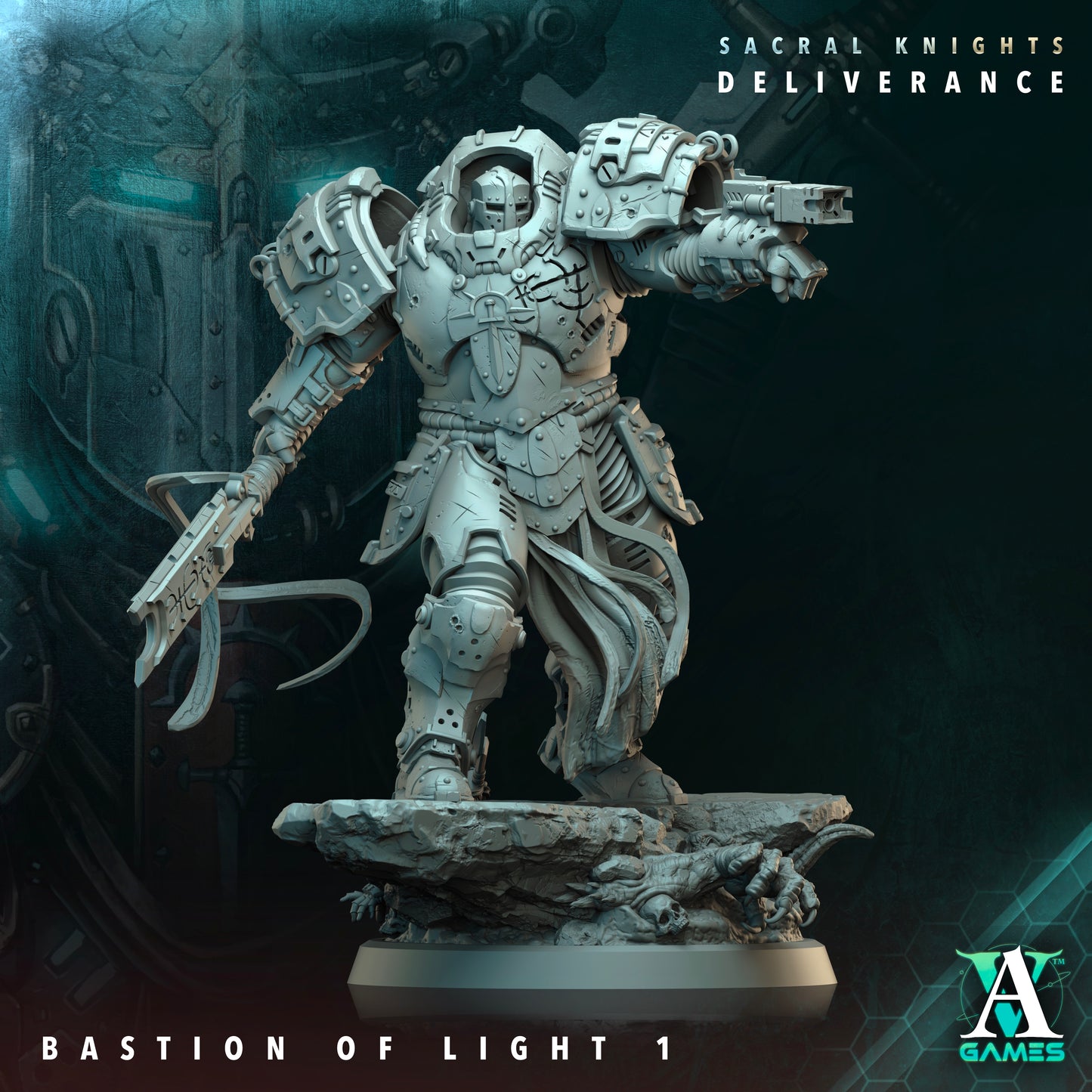 Bastion of Light Elite Armored Infantry | Sacral Knights: Deliverance | Archvillain Games