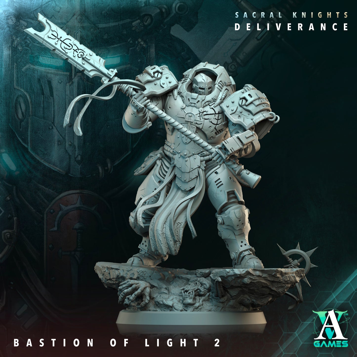 Bastion of Light Elite Armored Infantry | Sacral Knights: Deliverance | Archvillain Games