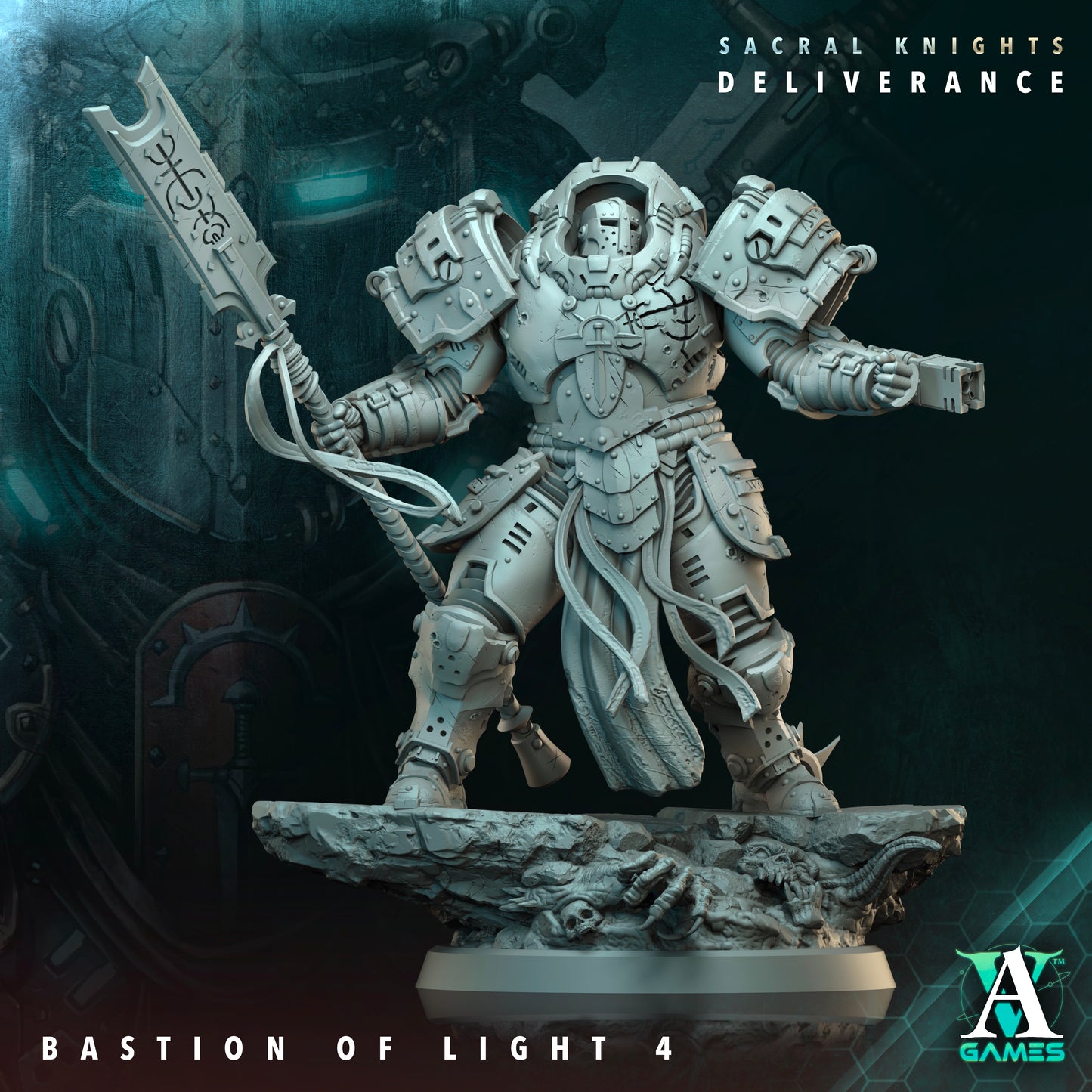 Bastion of Light Elite Armored Infantry | Sacral Knights: Deliverance | Archvillain Games