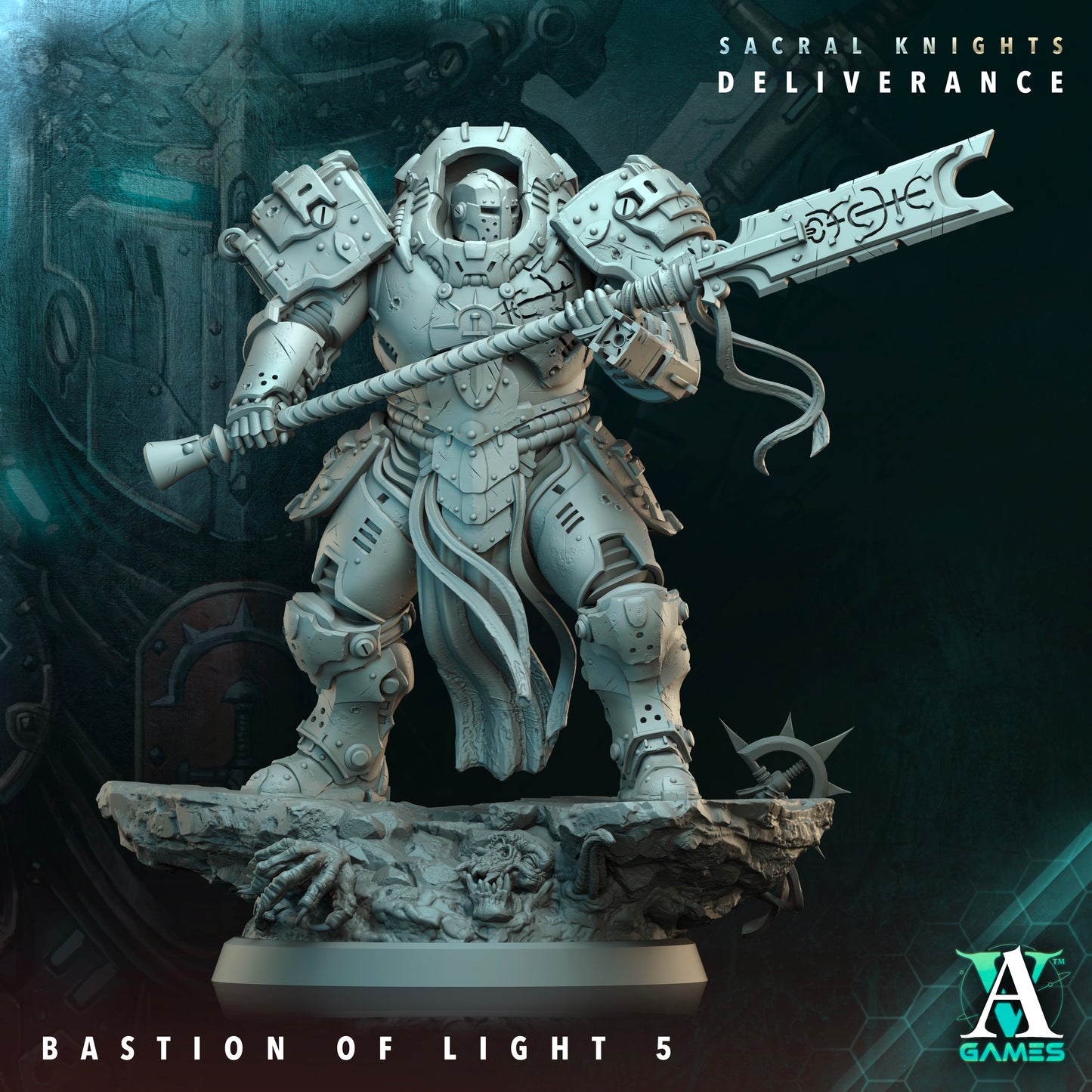 Bastion of Light Elite Armored Infantry | Sacral Knights: Deliverance | Archvillain Games