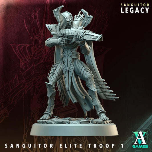 Sanguitor Elite Troop – Sanguitor Legacy Collection – Archvillain Games Miniature Squad