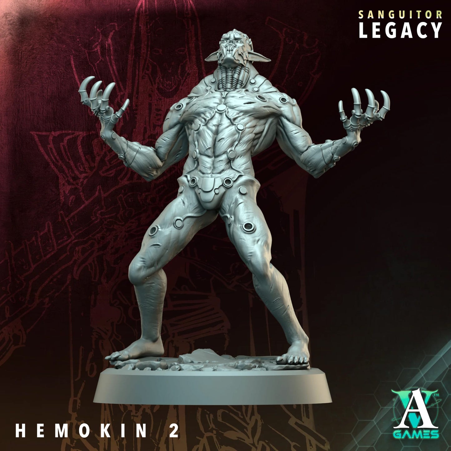 Hemokin – Sanguitor Legacy Collection – Archvillain Games Miniature Set