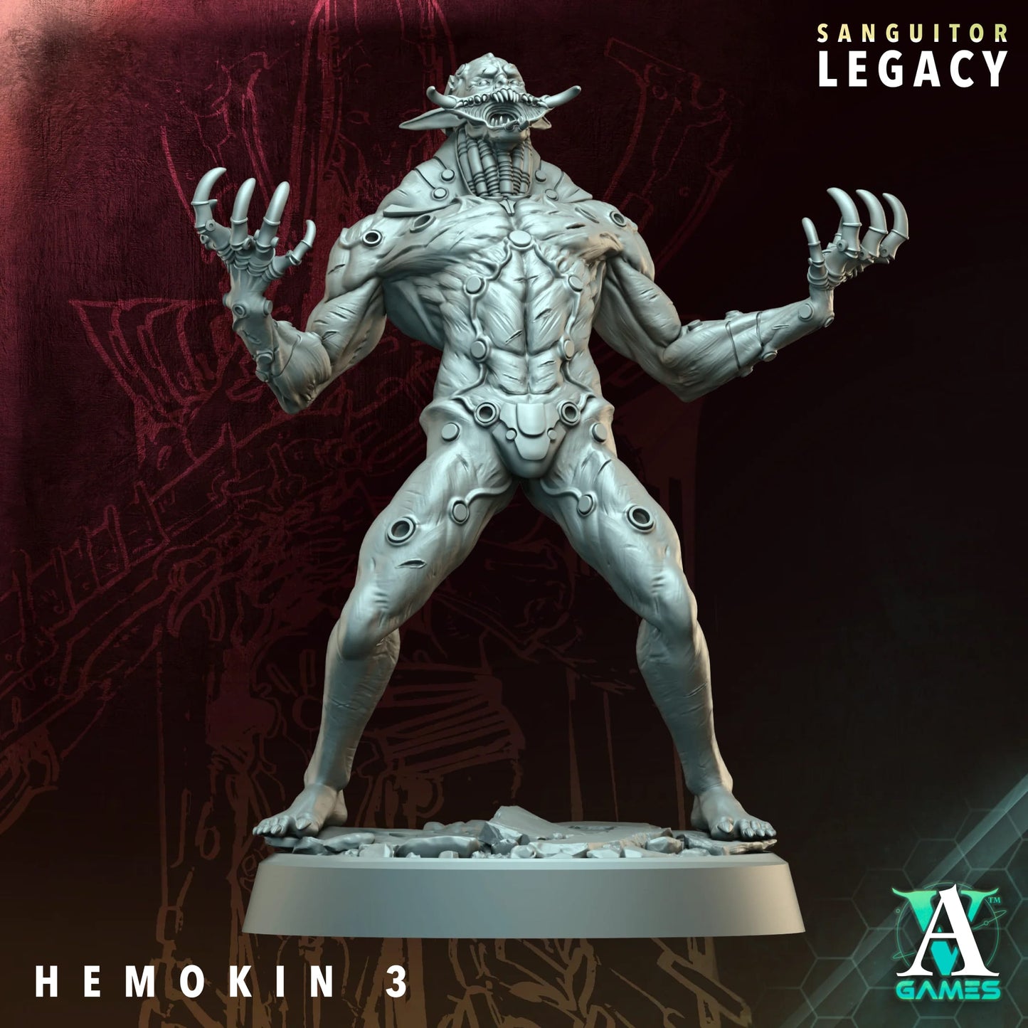 Hemokin – Sanguitor Legacy Collection – Archvillain Games Miniature Set