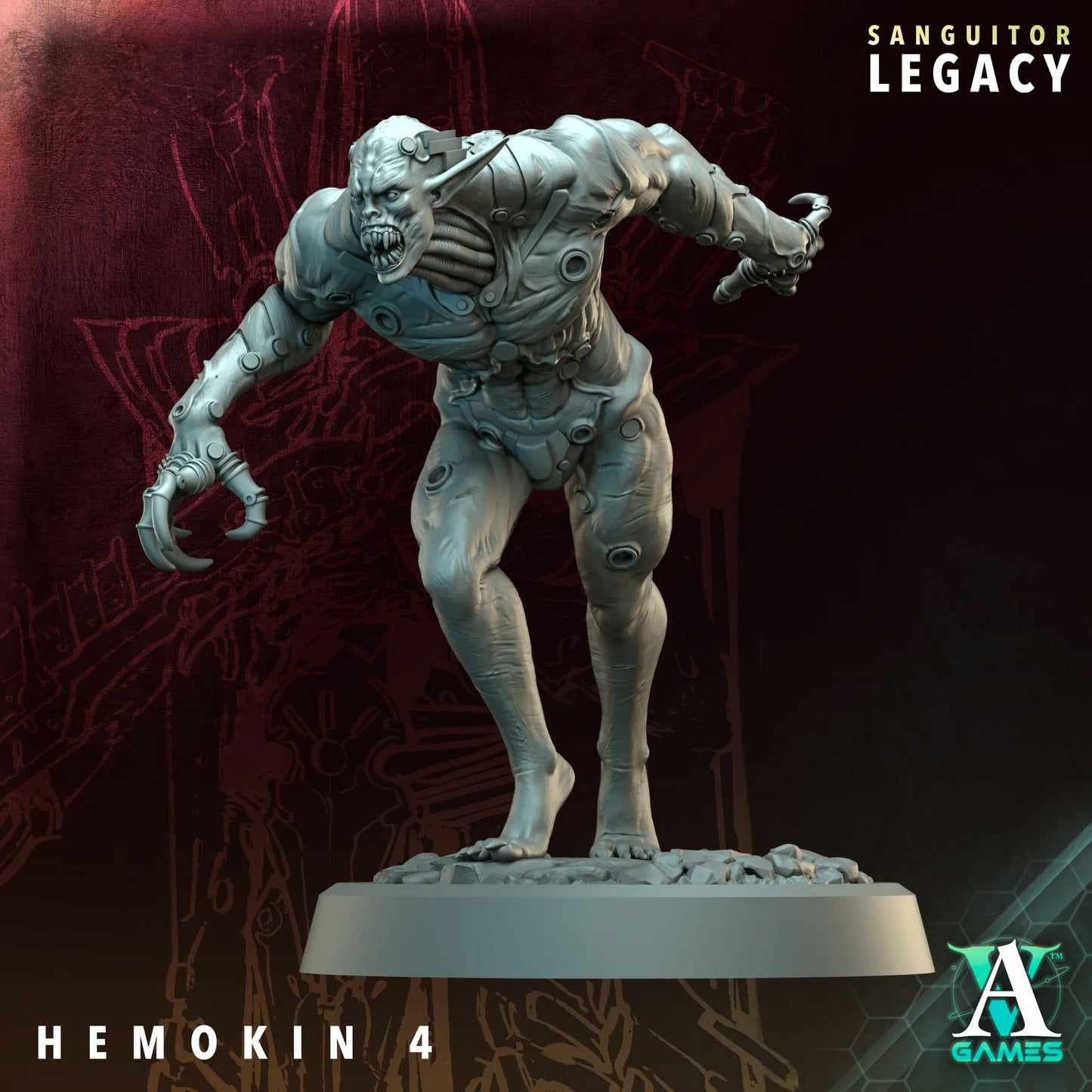 Hemokin – Sanguitor Legacy Collection – Archvillain Games Miniature Set