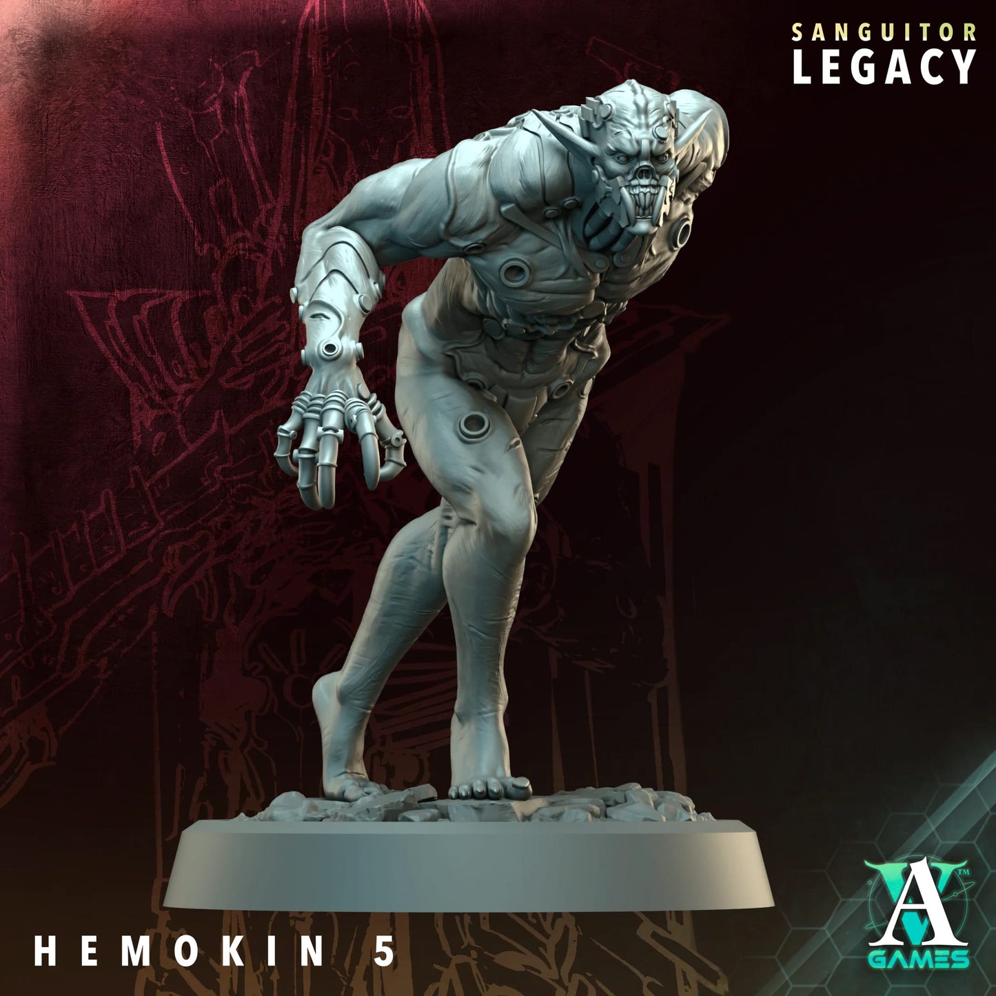 Hemokin – Sanguitor Legacy Collection – Archvillain Games Miniature Set