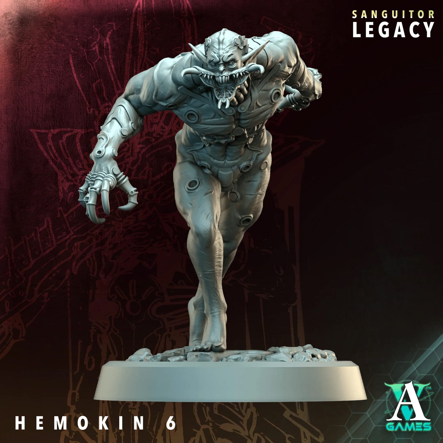 Hemokin – Sanguitor Legacy Collection – Archvillain Games Miniature Set