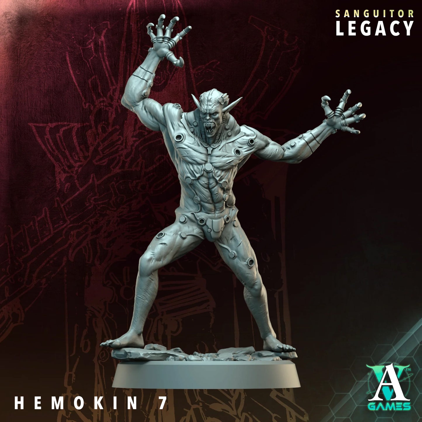 Hemokin – Sanguitor Legacy Collection – Archvillain Games Miniature Set