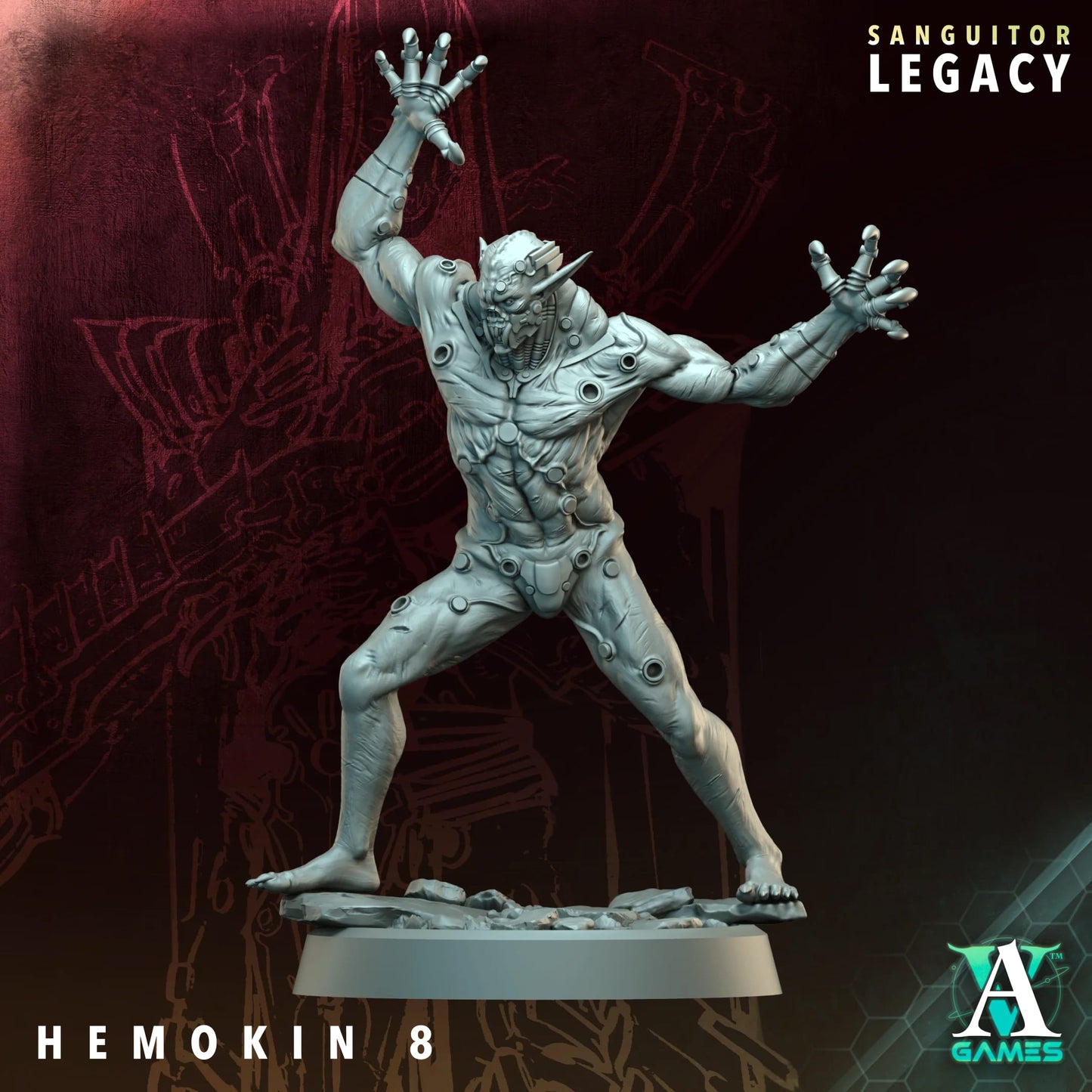 Hemokin – Sanguitor Legacy Collection – Archvillain Games Miniature Set