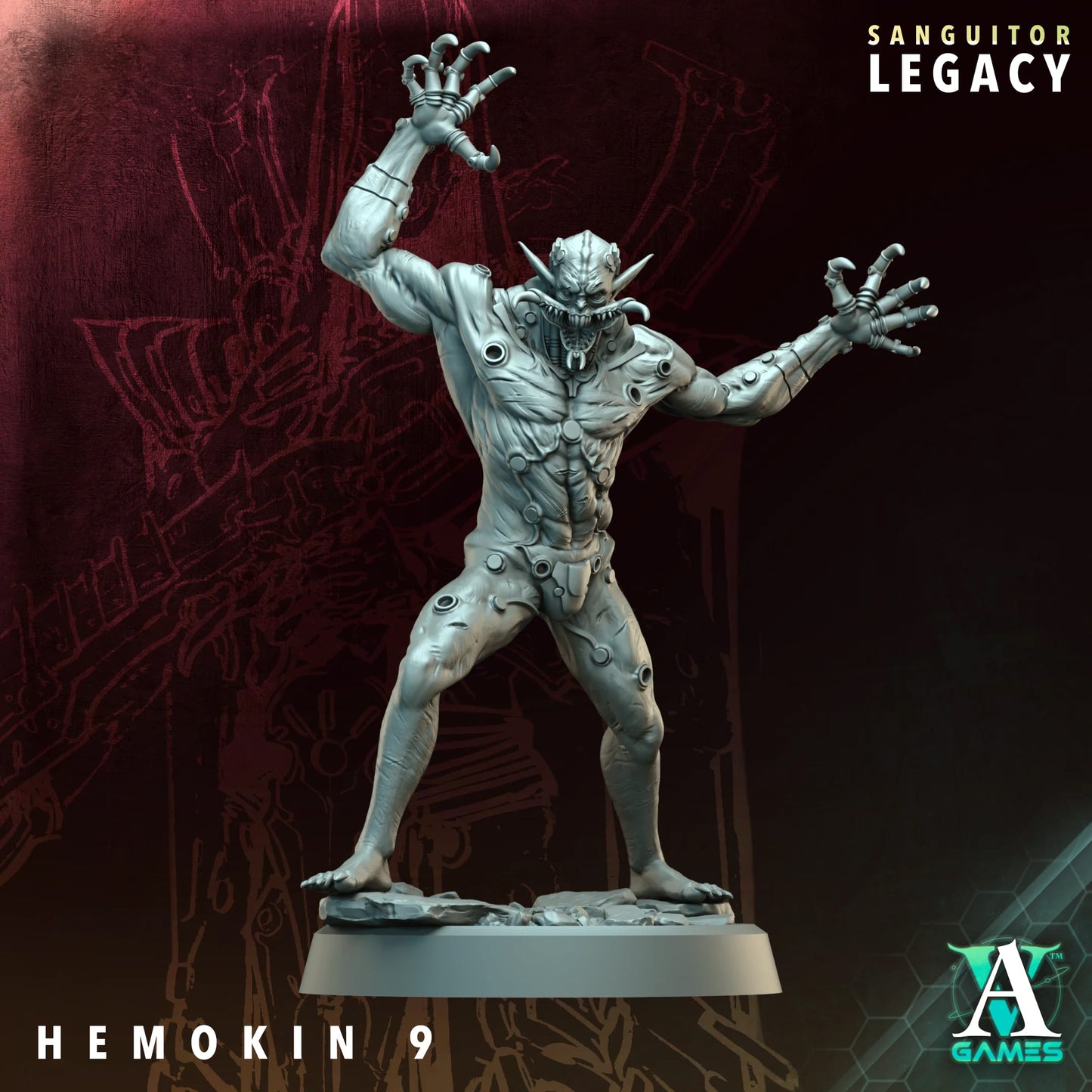 Hemokin – Sanguitor Legacy Collection – Archvillain Games Miniature Set