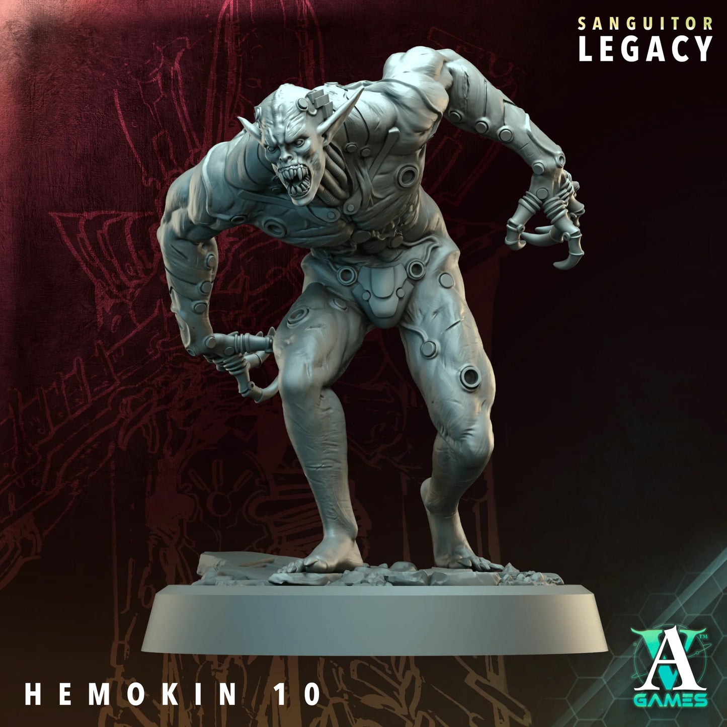 Hemokin – Sanguitor Legacy Collection – Archvillain Games Miniature Set