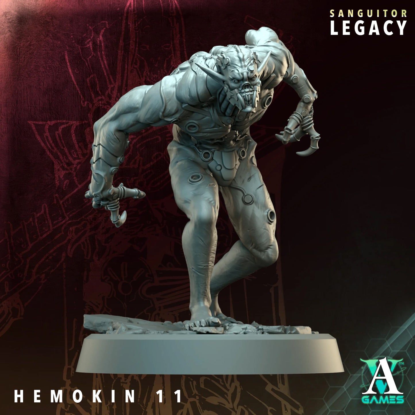 Hemokin – Sanguitor Legacy Collection – Archvillain Games Miniature Set