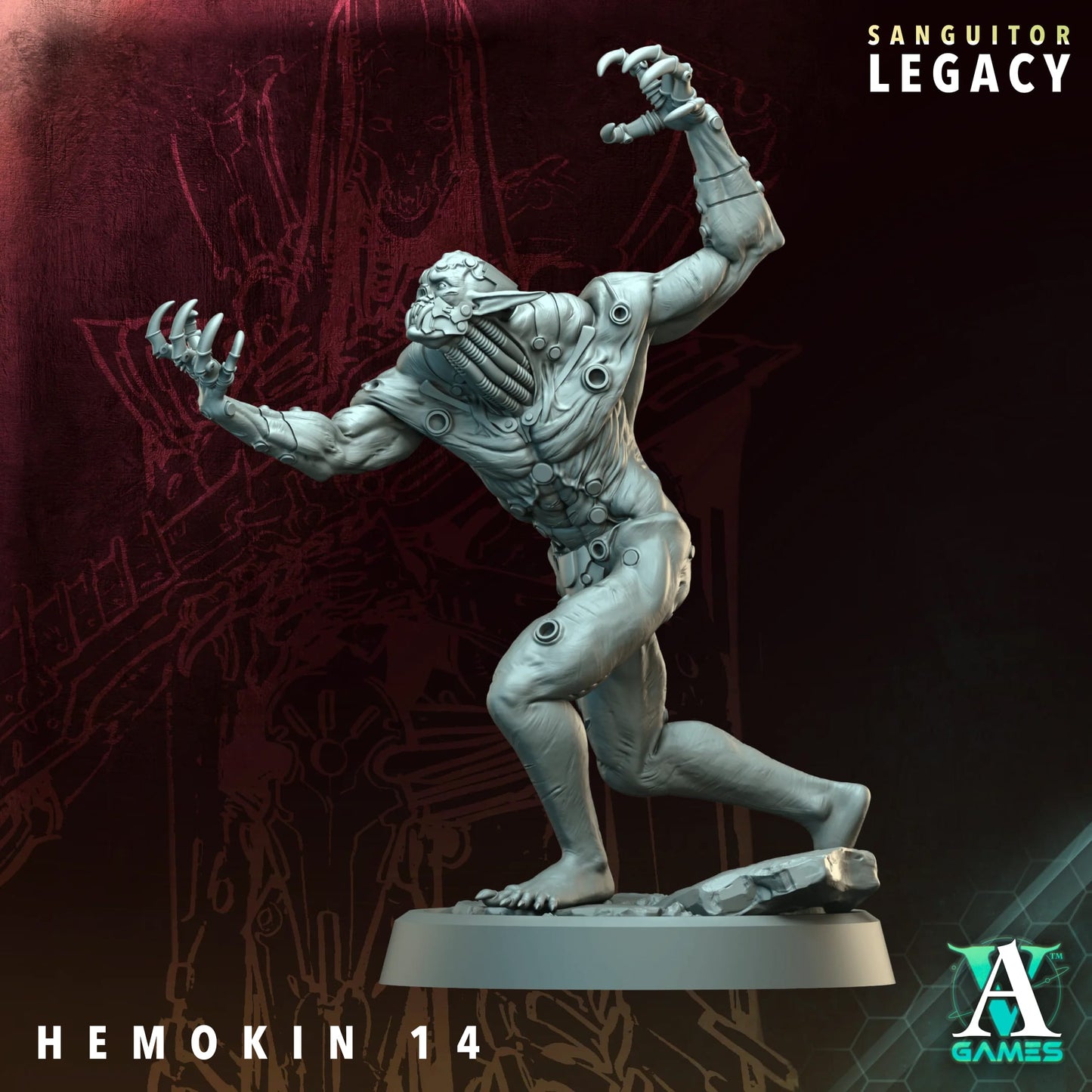 Hemokin – Sanguitor Legacy Collection – Archvillain Games Miniature Set