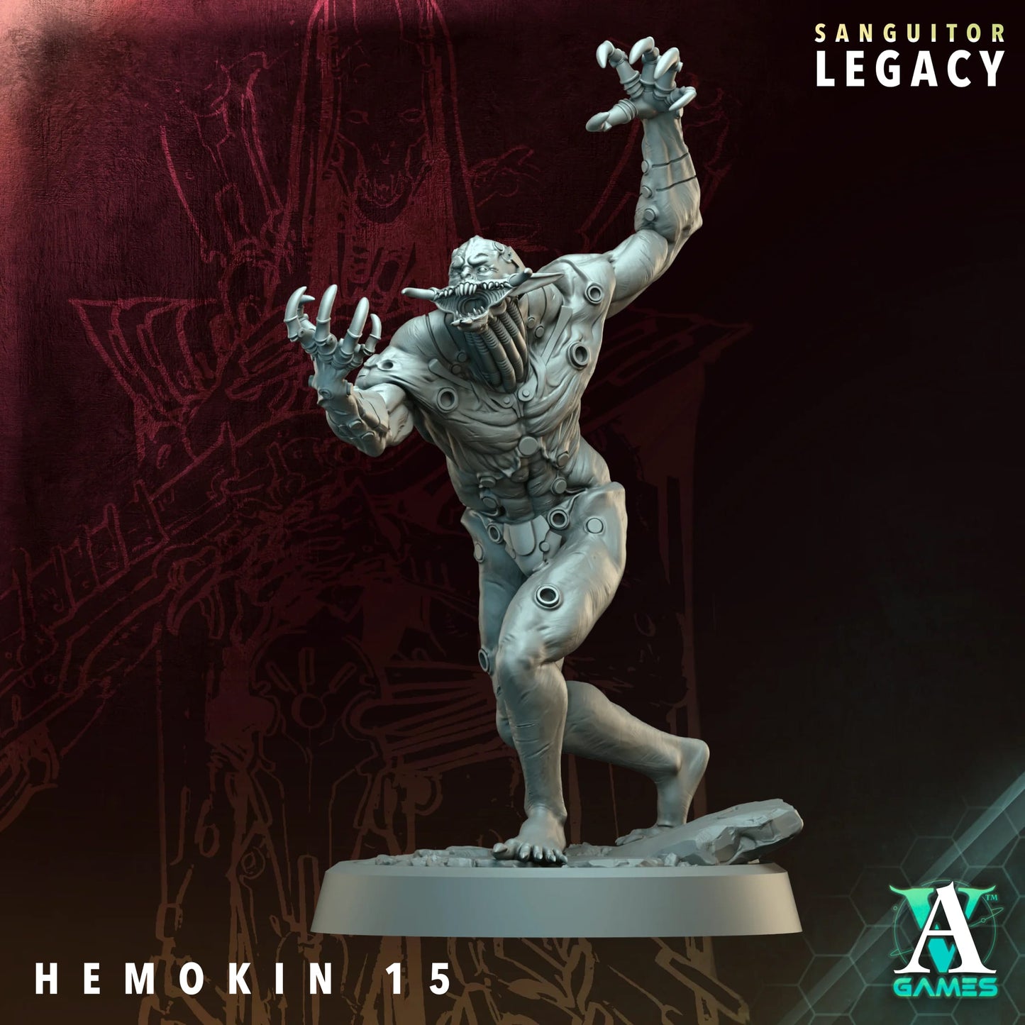 Hemokin – Sanguitor Legacy Collection – Archvillain Games Miniature Set