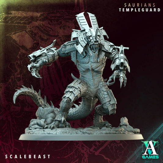 Scalebeast – Saurians Temple Guard Colossus | 3D Printed Resin Miniature