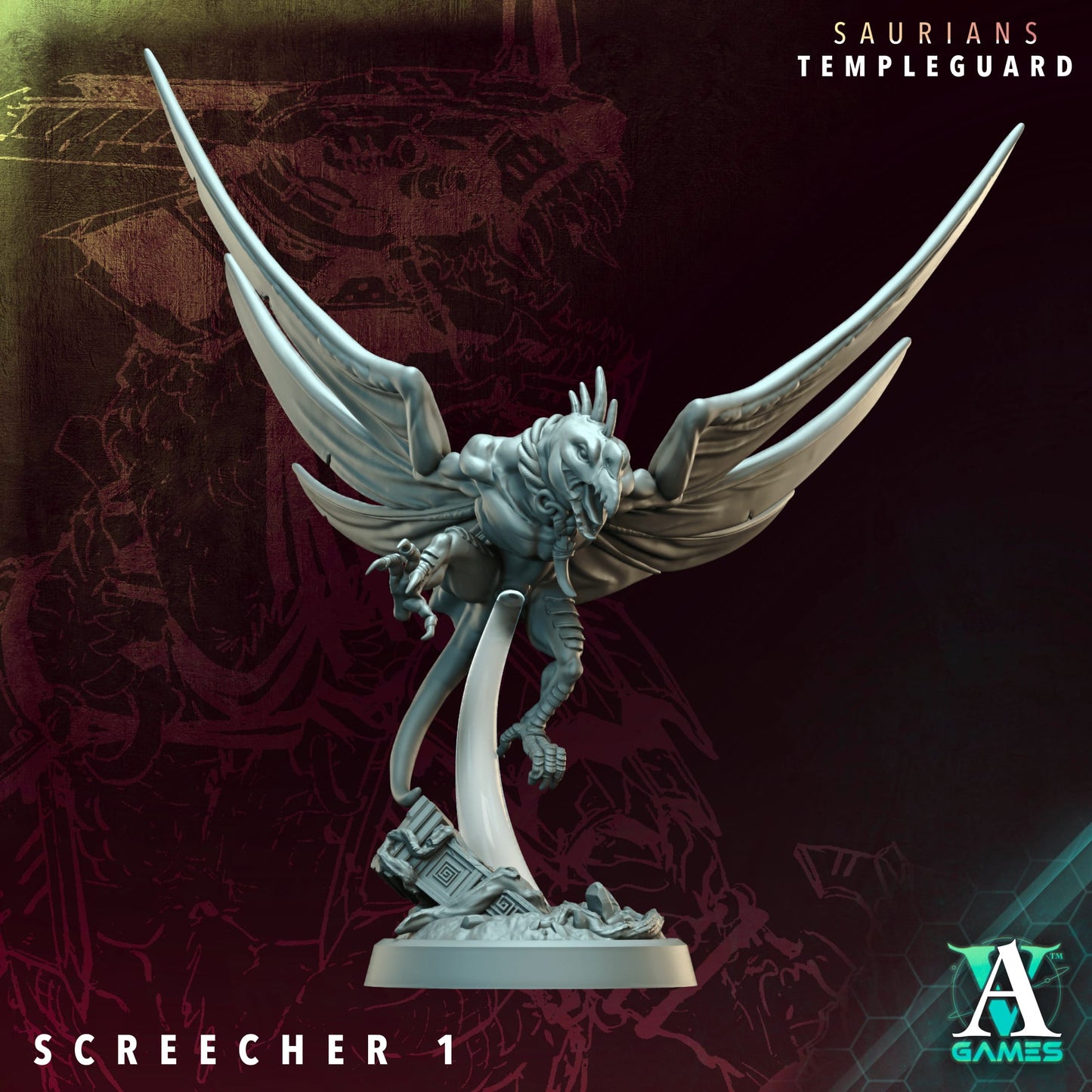 Screechers & Skyfire Screechers – Saurians Temple Guard Aerial Unit
