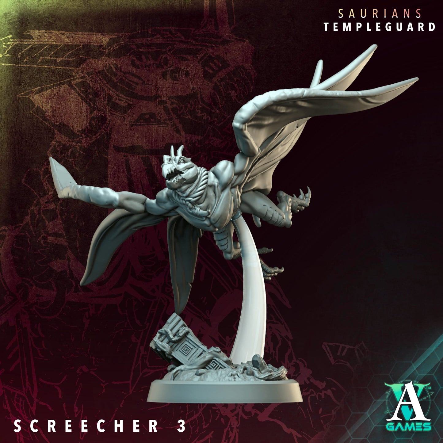 Screechers & Skyfire Screechers – Saurians Temple Guard Aerial Unit