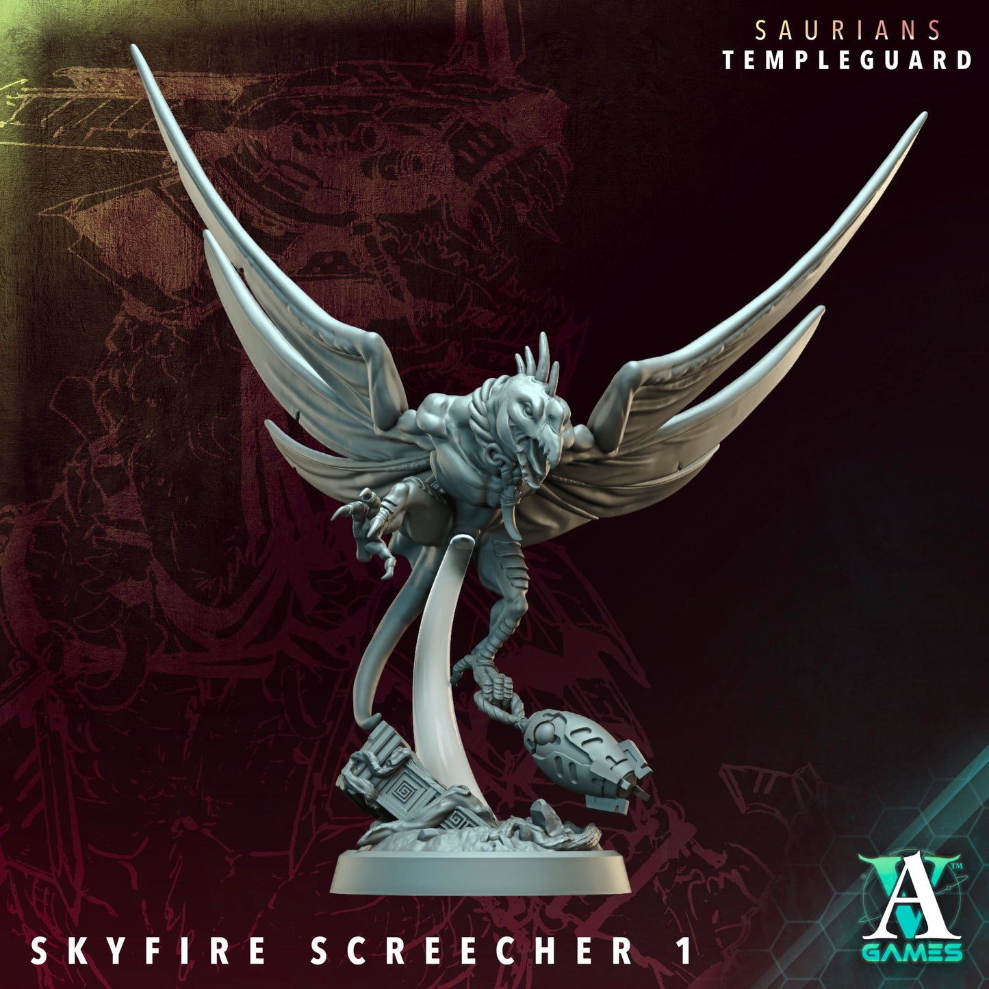 Screechers & Skyfire Screechers – Saurians Temple Guard Aerial Unit