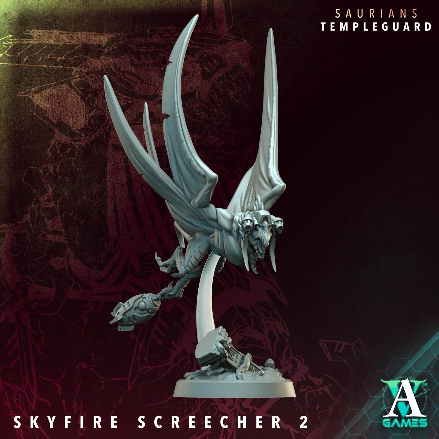 Screechers & Skyfire Screechers – Saurians Temple Guard Aerial Unit