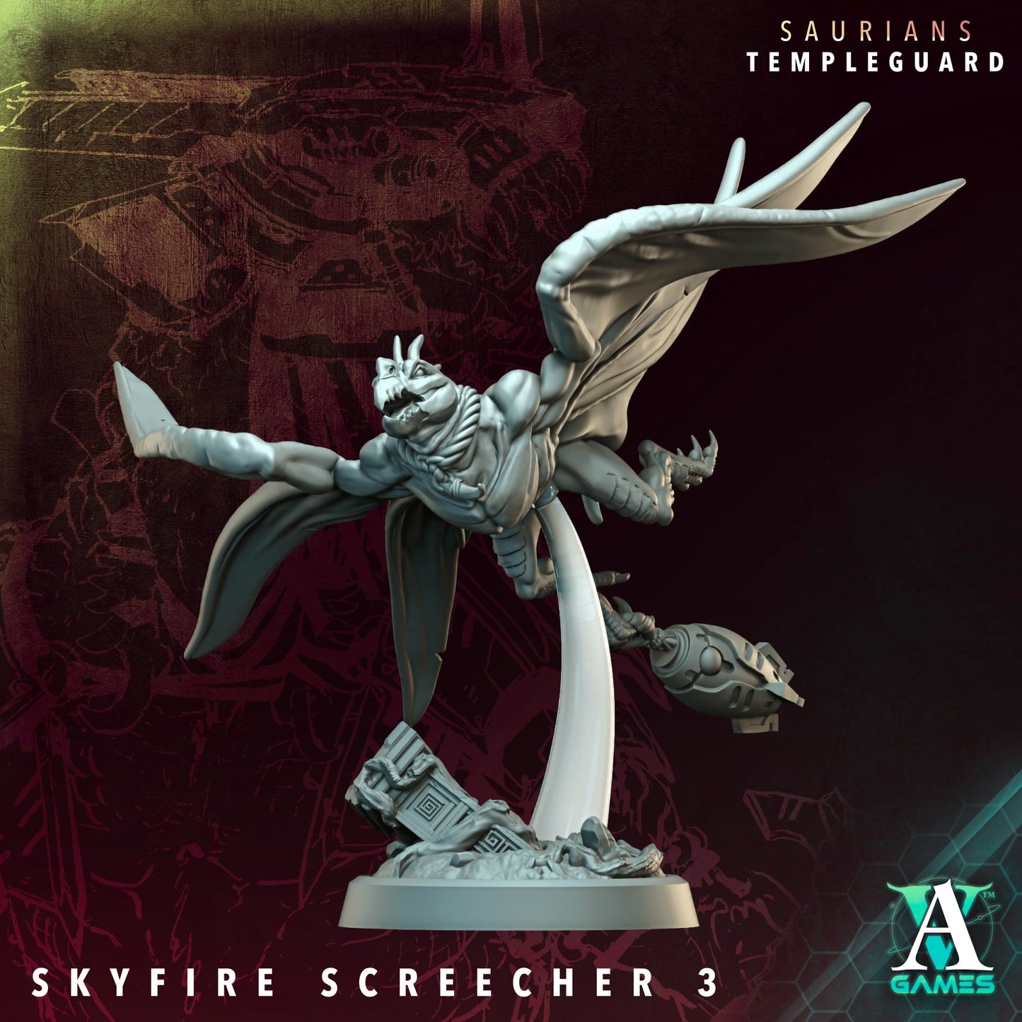 Screechers & Skyfire Screechers – Saurians Temple Guard Aerial Unit