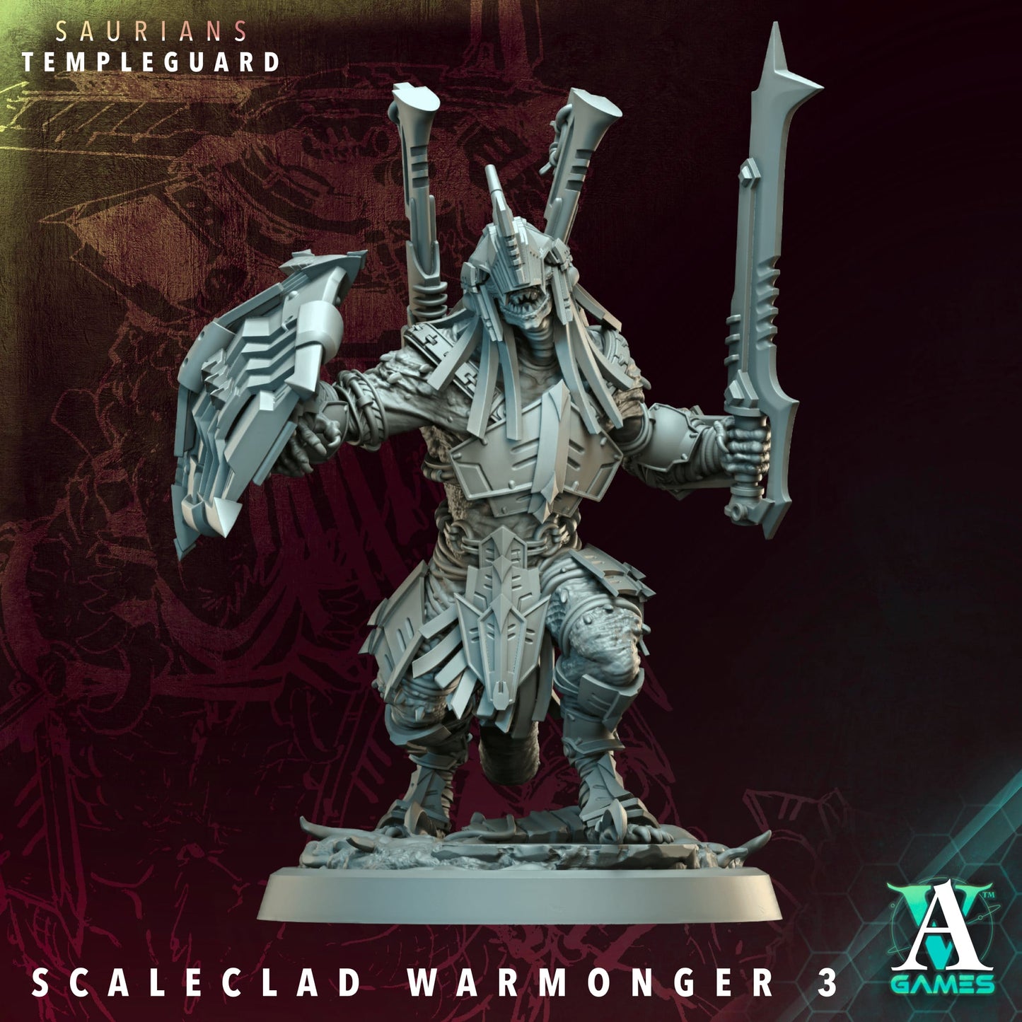Scaleclad Warmongers – Saurians Temple Guard