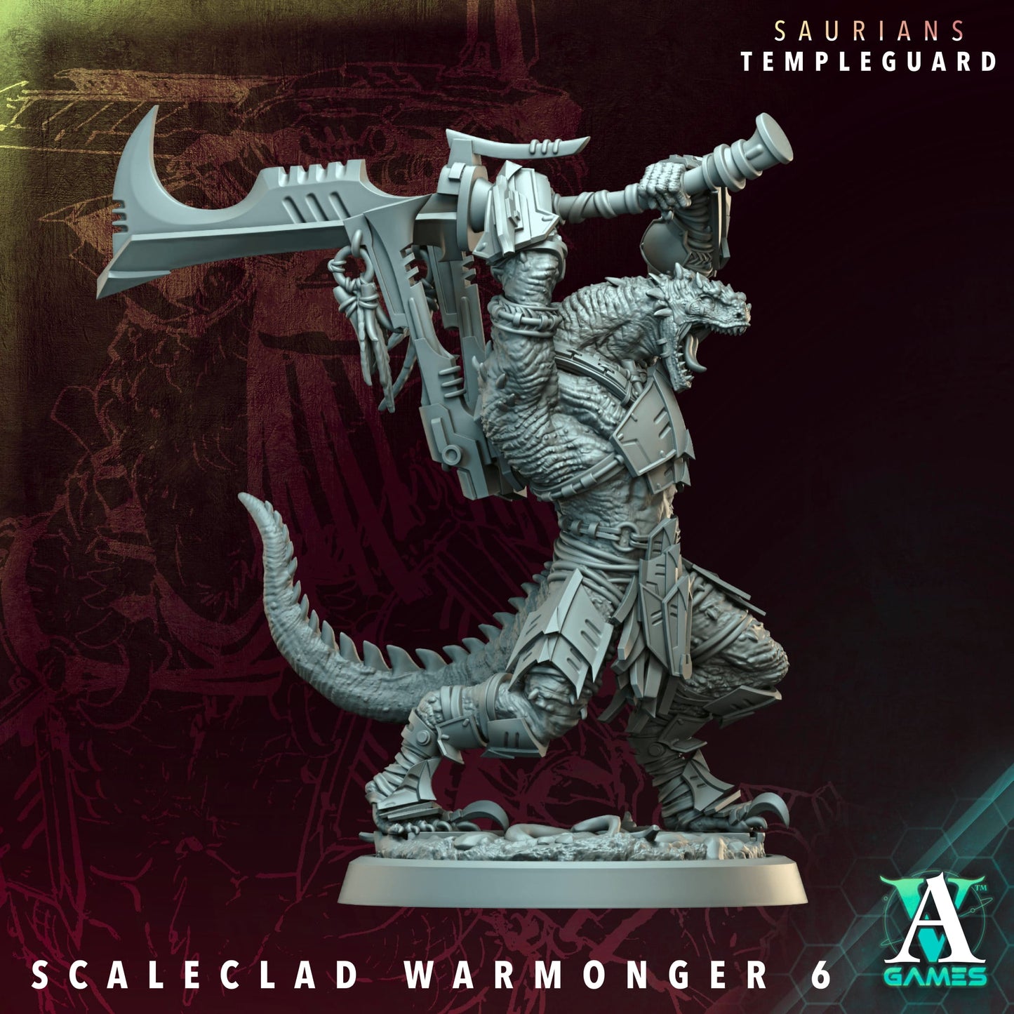 Scaleclad Warmongers – Saurians Temple Guard