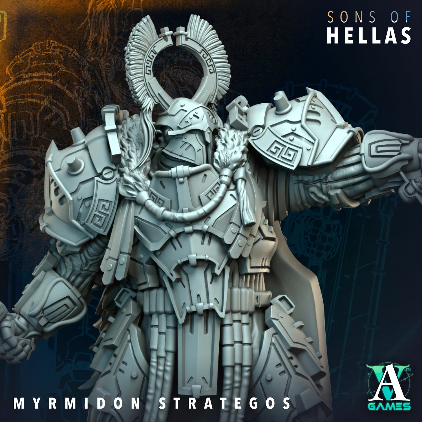 Myrmidon Destructors Squad | Sons of Hella Heavy Infantry by Archvillain Games