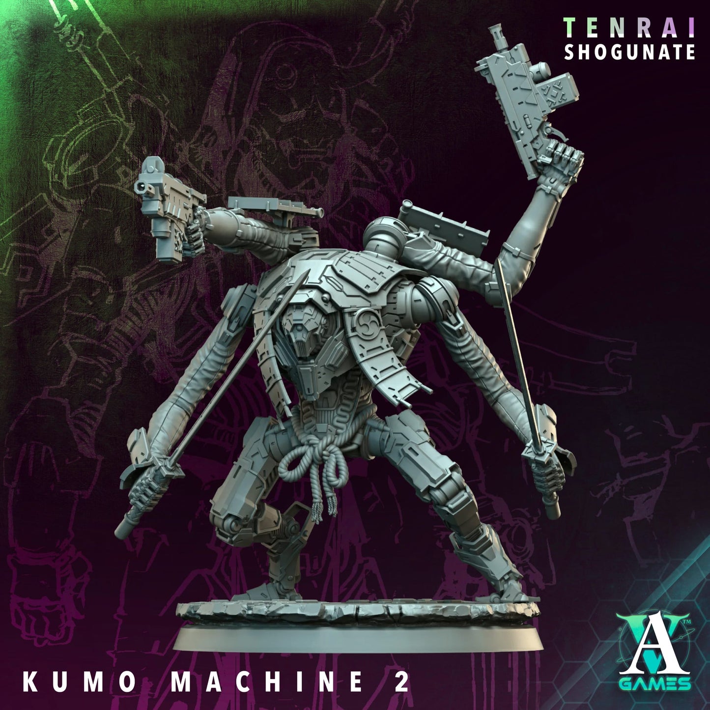 Kumo Machine – Tenrai Shogunate Mech (2 Variants)