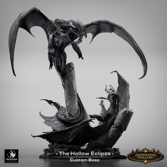 The Hollow Eclipse – Battle of the Dragons | Massive Dragon Diorama | Deepwood Hollow | Rescale Miniatures