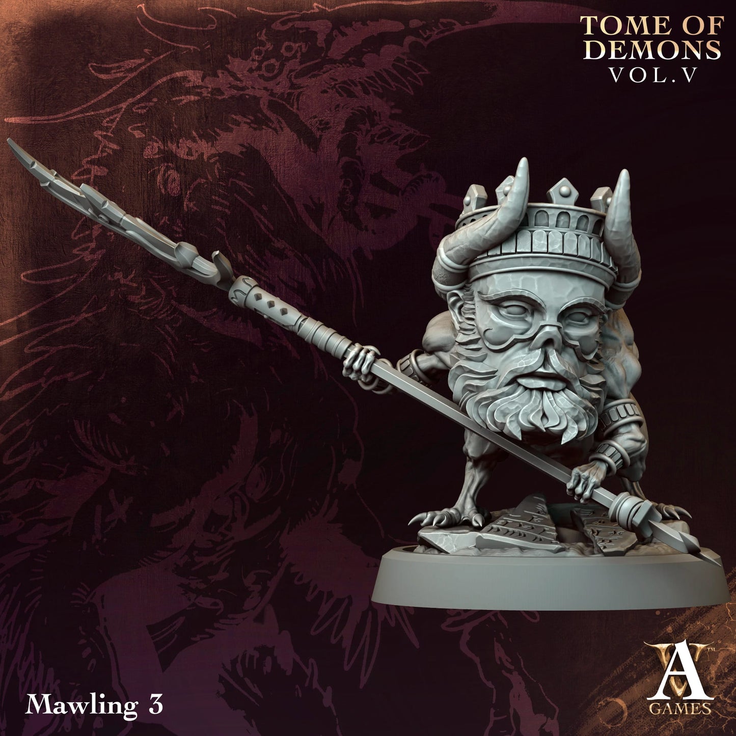 Mawling – Tome of Demons Vol. V | Archvillain Games | 25mm Medium Infantry | Set of 4