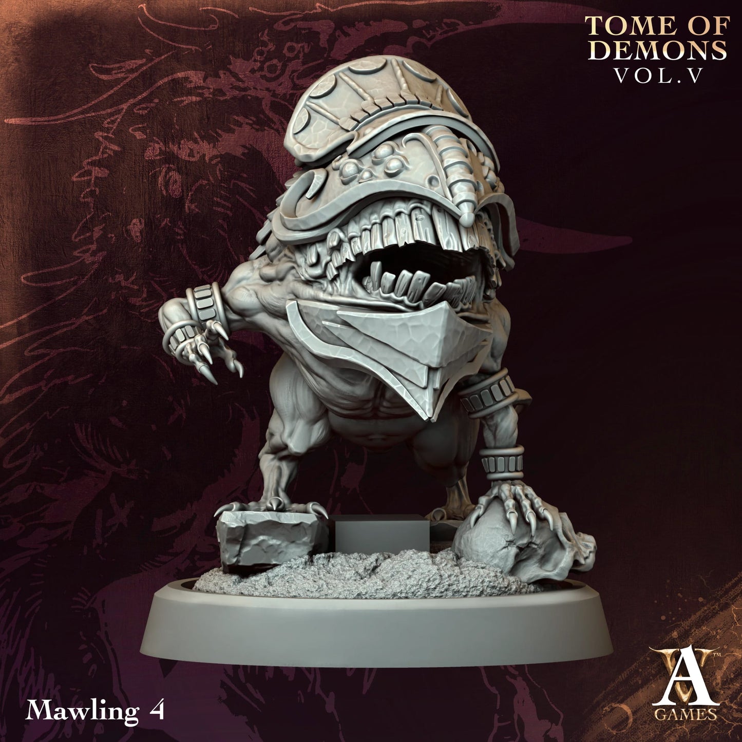 Mawling – Tome of Demons Vol. V | Archvillain Games | 25mm Medium Infantry | Set of 4