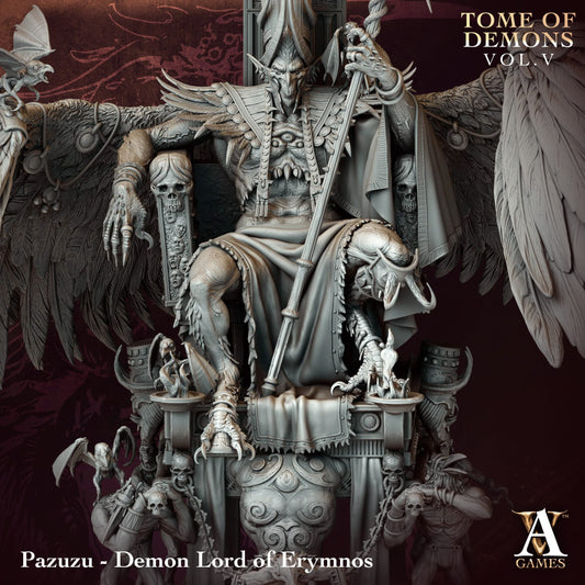 Pazuzu – Demon Lord of Erymnos | Tome of Demons Vol. V | Archvillain Games | 100mm Centerpiece Model