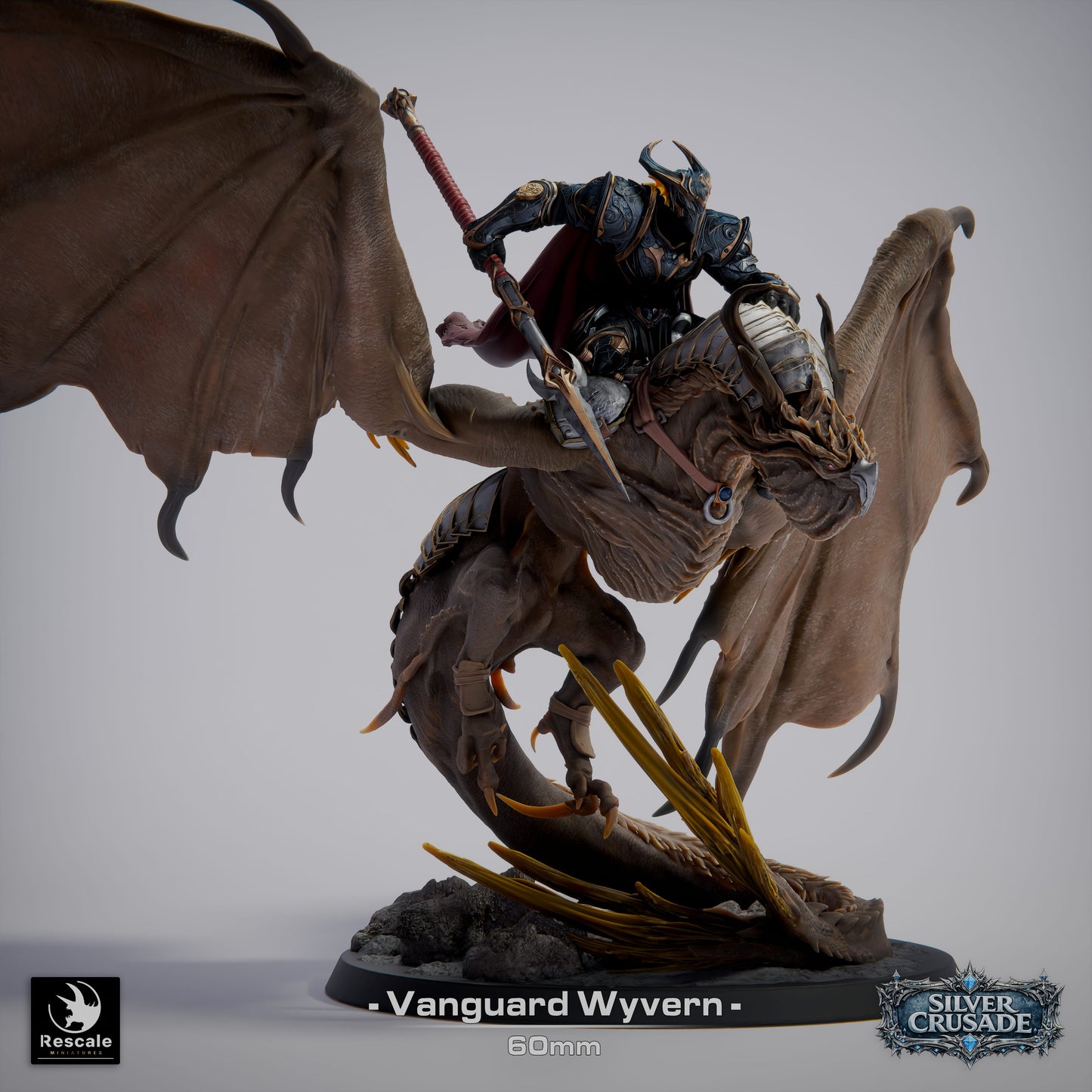 Vanguard Wyvern Pack – Silver Crusade Dragon Cavalry | Rescale Miniatures
