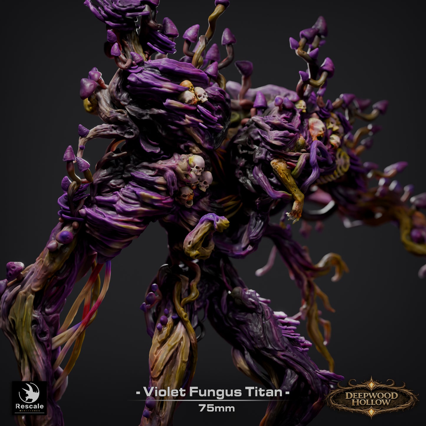 Violet Fungus Titan – Deepwood Hollow Monster | Rescale Miniatures