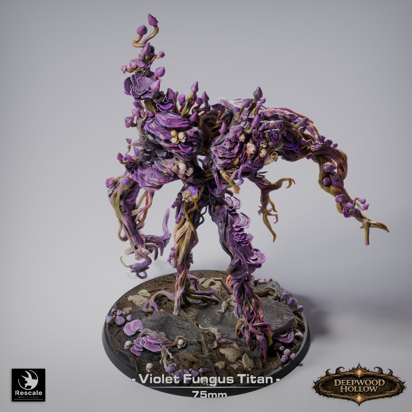 Violet Fungus Titan – Deepwood Hollow Monster | Rescale Miniatures