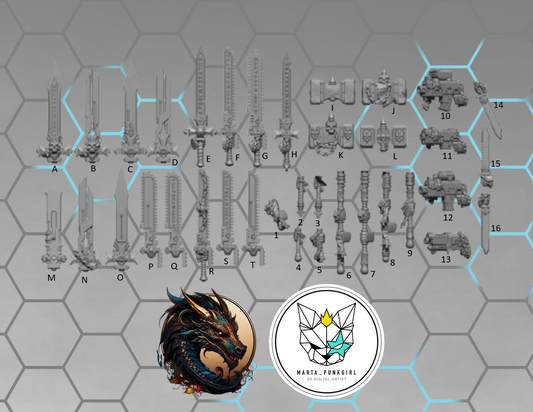 Crusader Weapons - MartaPunkGirl