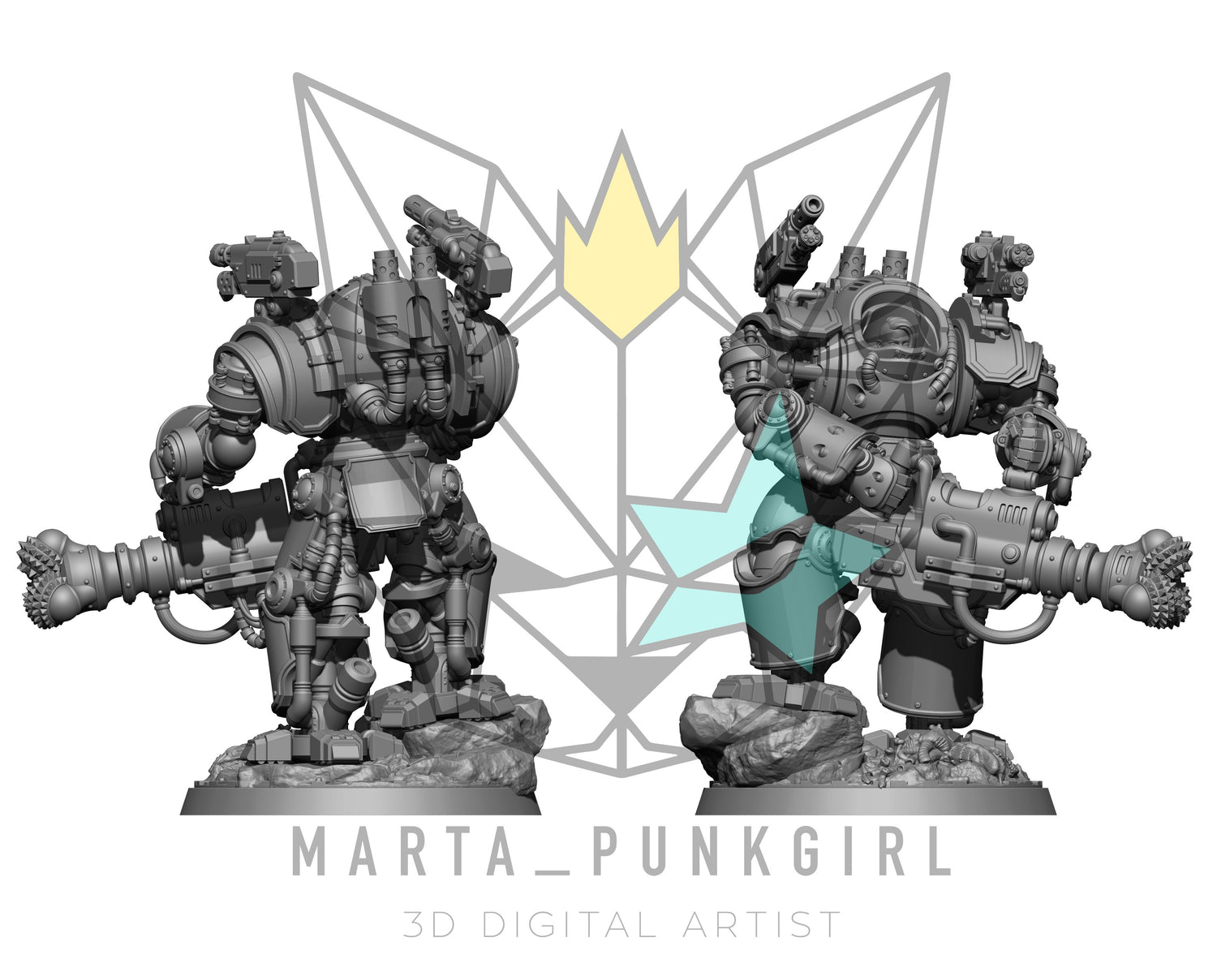 Iron Century Girls sci-fi resin miniatures set

Female trooper 28mm wargame miniature unpainted

Post-apocalyptic sci-fi squad resin models